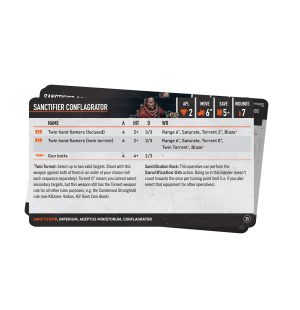 Kill Team: Sanctifiers – Datacards