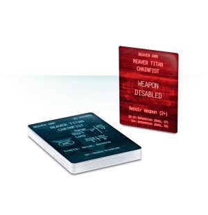 Adeptus Titanicus Reaver Battle Titan Weapon Card Pack