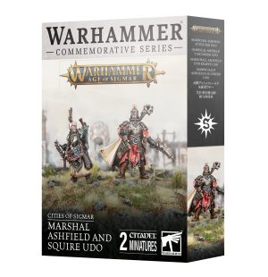Warhammer+ Year 4: Cities of Sigmar – Marshal Ashfield and Squire Udo