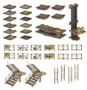 Necromunda Zone Mortalis Platforms and Stairs