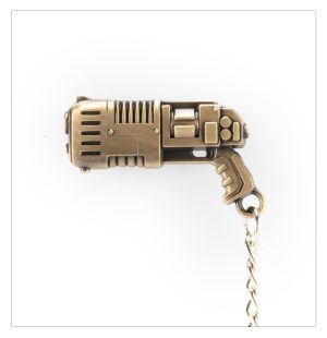 Starforged: Mephiston's Plasma Pistol Keychain
