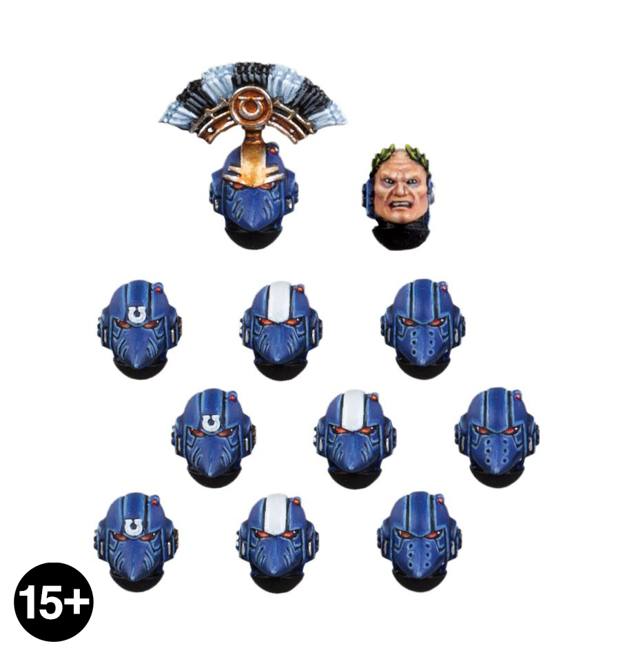 Ultramarines MKVI Heads