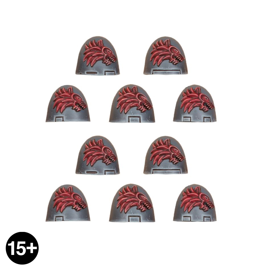 Space Wolves MKVI Shoulder Pads