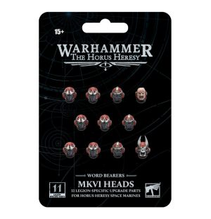 Word Bearers MkVI Heads