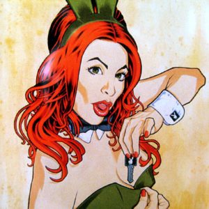 Brian Ewing Playboy Redux Acrylic Magnet