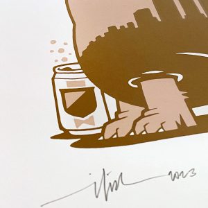 Abe Froman Sausage King Screen Print by Jeremy Fish